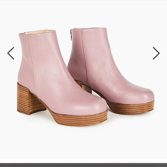 Intentionally Blank Leather Speed Platform Boots size 38 - Picture 3 of 7